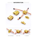 Electrical Ground Connector Brass Square Cross Clamps wire connector